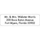 Mini 4-Line Return Address Labels Image 2 of 2